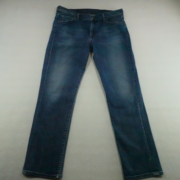 Citizens of Humanity Phoebe Jeans Womens 30 Act 32x27 Slim Straight Crop Stretch - Picture 1 of 15